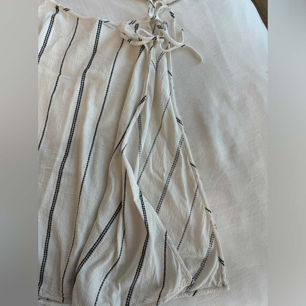 Madewell Striped Swimsuit Coverup Skirt Set - Picture 7 of 8